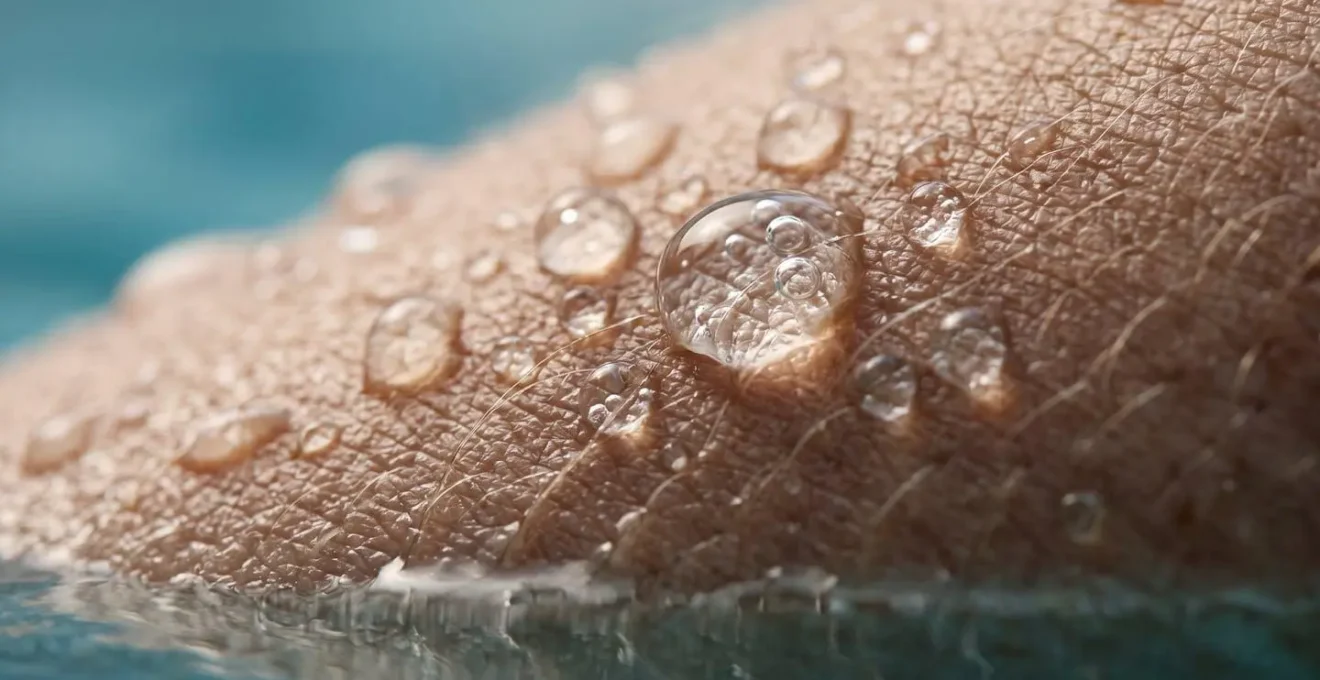 Représentation macro des effets de la pression de l'eau sur la circulation sanguine